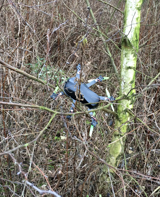 TBS Gemini - Crash im Baum